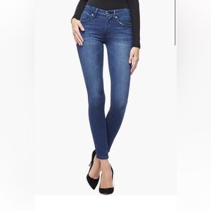 Good American High Rise Dark Blue Jeans
